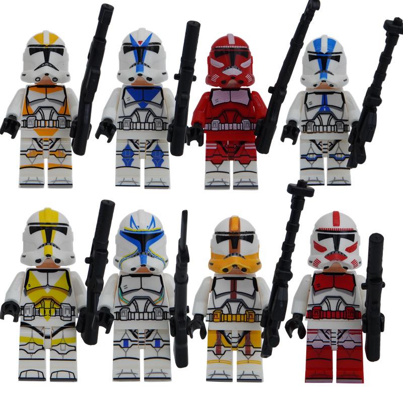 Star Wars Series Empire Millennium Battle Robot Mech Model Building Blocks Set for Boys Poseable Joints