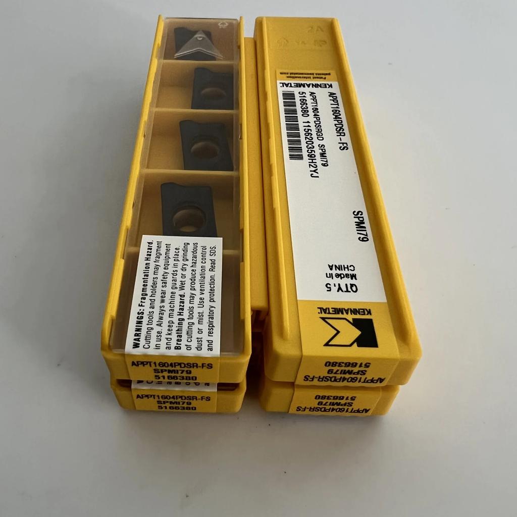 KENNAMETEL / APPT1604PDSR-FS SPMI79 / Original Carbide Blade 10 Pcs
