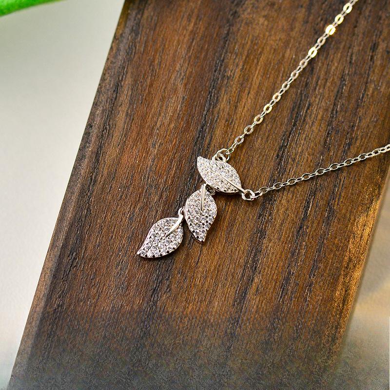 Новое летнее длинное ожерелье с легкой роскошной натуральной ключичной цепочкой