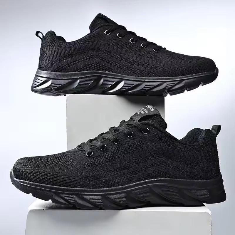 Athletic Men Running Jogging Shoes Daily Athletic Shoes Outside Lace Up Airy Mesh Light Tennis Outside Walking Size 39-46