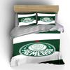 Green Palmeiras logo pattern. Bedding sets Duvet cover sets Duvet covers Pillowcases(1 * Duvet Cover 2 * Pillowcases, without duvet insert)