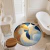 Shining Fox,Round Area Rug,Carpet Rug for Living Room Bedroom Sofa Playroom Decor,Non-slip Floor Mat