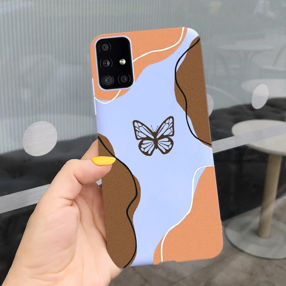 Милый Мультяшный Чехол Для Телефона Samsung Galaxy M51 M31 Конфетный Цвет Мягкий Силиконовый Задний Чехол Для Samsung M51 SM-M515F M31 Prime M315F