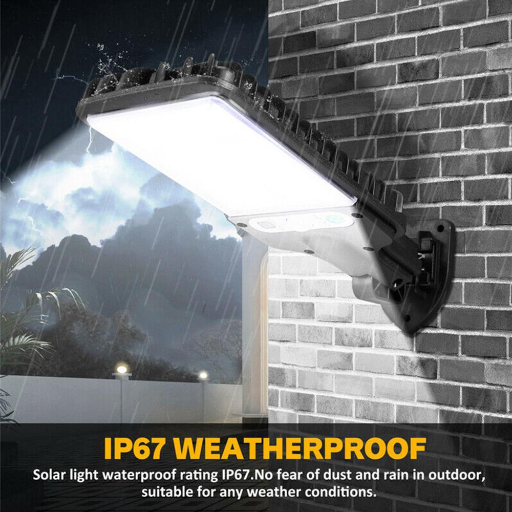 Солнечные уличные фонари на открытом воздухе автоматический светодиодный уличный фонарь водонепроницаемый датчик движения PIR 120 градусов