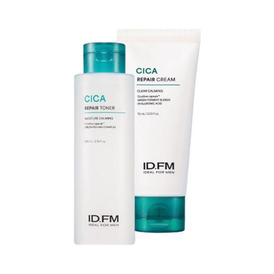 Ideal for Men Cica Trace Toner Cream 2-piece set (30mL cream included)