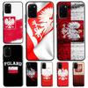 Poland Polish Flag For Samsung Galaxy S21 S22 Ultra S20 FE Note 20 Ultra S8 S9 S10 Note 10 Plus Phone Case