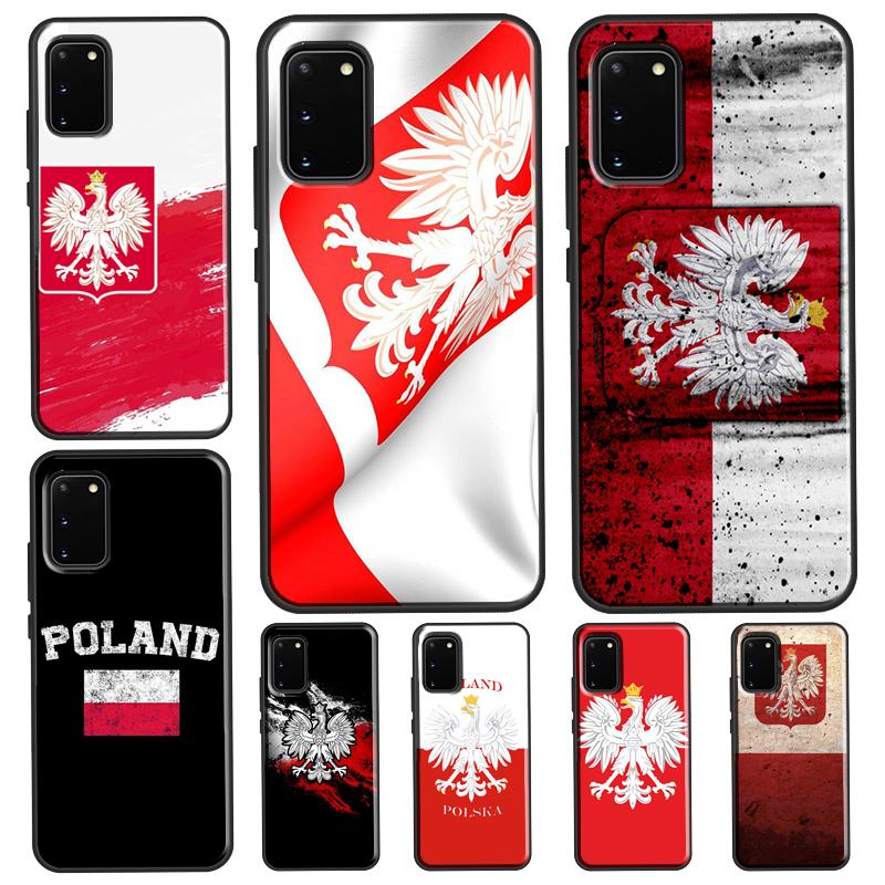 Poland Polish Flag For Samsung Galaxy S21 S22 Ultra S20 FE Note 20 Ultra S8 S9 S10 Note 10 Plus Phone Case