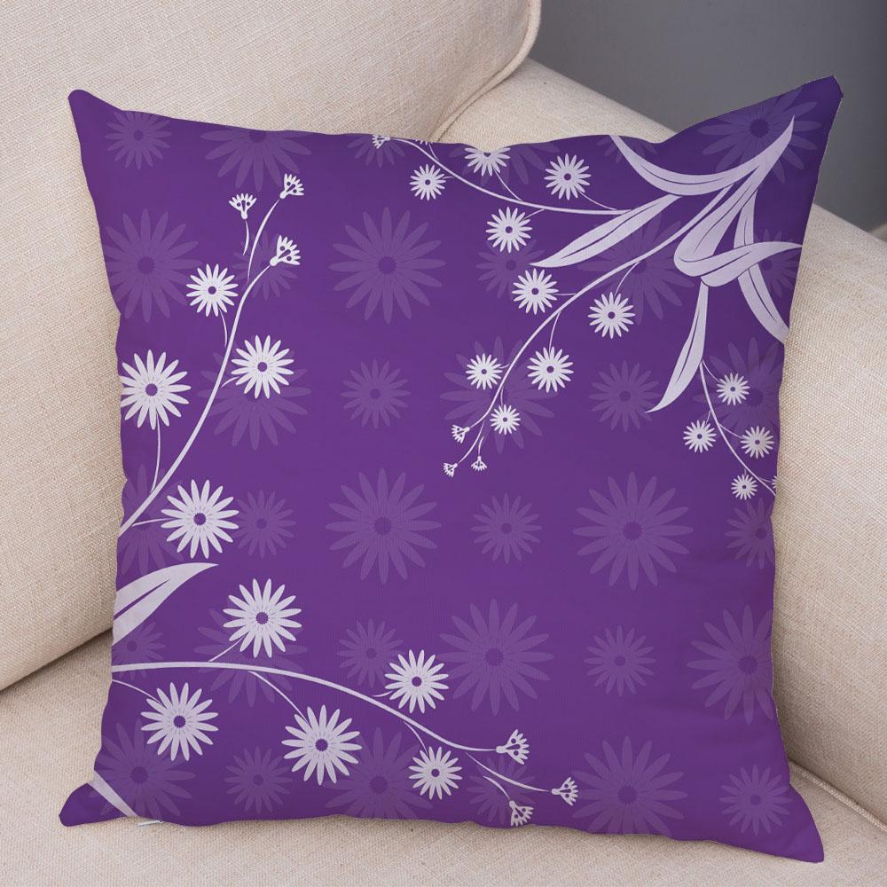 Красивая цветочная подушка, художественная наволочка для дивана, домашняя простая наволочка с геометрическим цветком