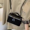 Корейская версия нишевая ins ретро портативная маленькая сумка женская 2025 новая мода супер огонь сумка-коробка на плечо сумка-мессенджер