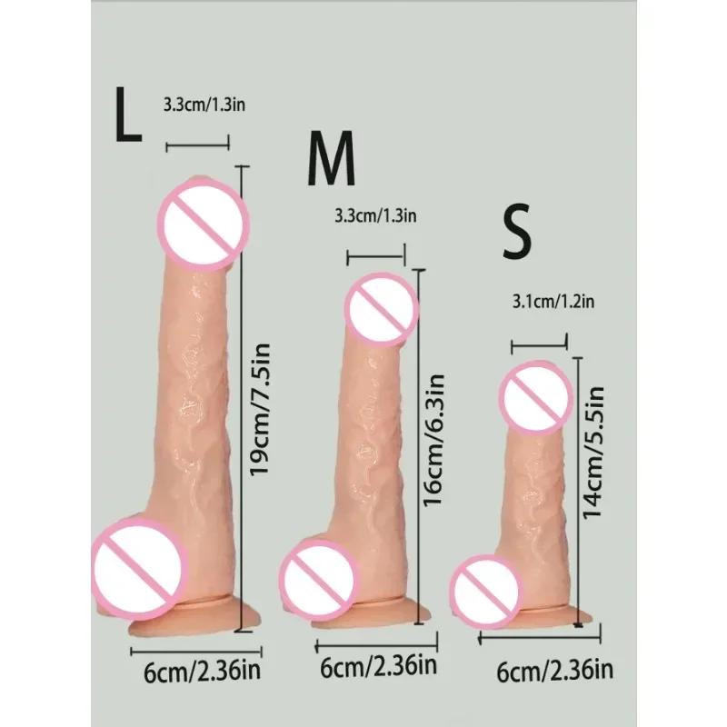 Realistic Dildo with Suction Cup Huge Fake Dick Big Suction Cup Penis Dildos G Spot Massager Sex Toys for Women Aduls Panties18