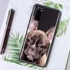 Силиконовый чехол для телефона Samsung Galaxy S20 FE S22 S21 Ultra 5G S10e S10 S8 S9 Plus S7, мягкая задняя крышка, принципиально, французский бульдог, собака
