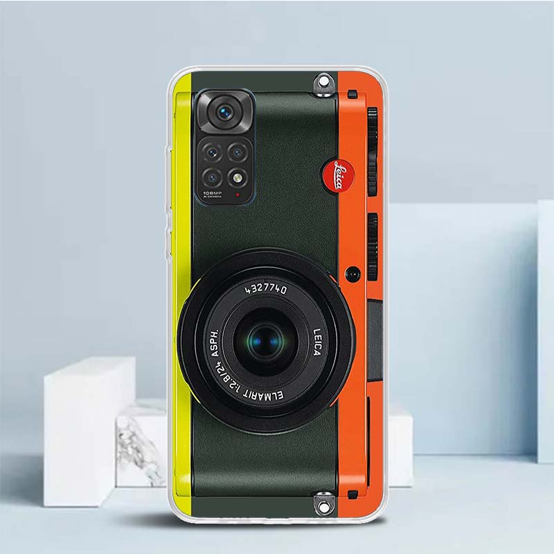 Модная Классическая Крышка Объектива Камеры для Чехла Телефона Xiaomi Redmi Note 15 14 13 12 Pro Plus 14S 11S 11T 11E 10S 10 4G с Рисунком