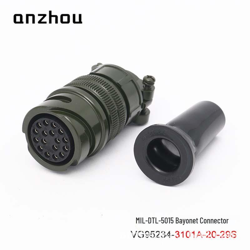 17-Pin Bayonet Aviation Plug VG95234-20-29S US Military Standard Connector CA06COME-20-29P