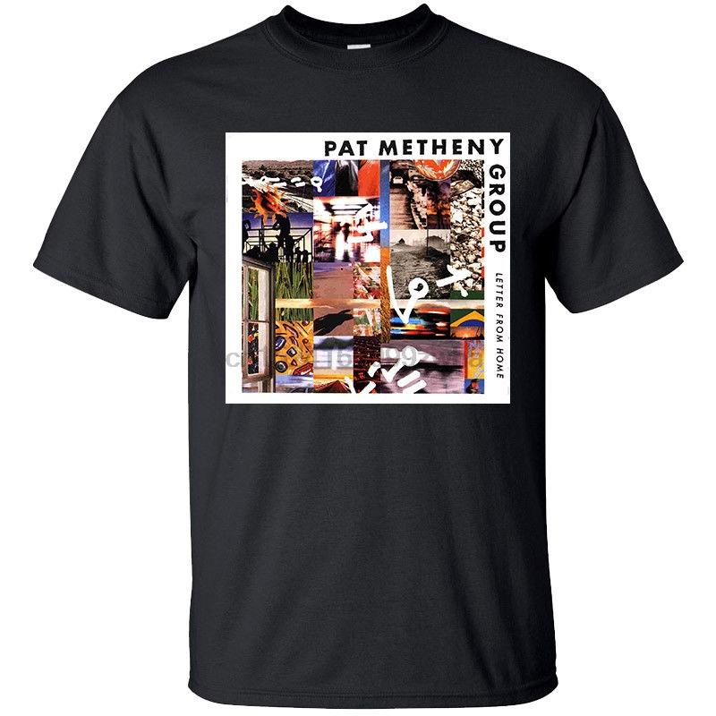 Футболка Pat Metheny Group Letters From Home Летняя Мода Высококачественная Печать Повседневная 100% Хлопок Приятная для Кожи И Мягкая Футболка