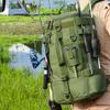 Fishing Backpack Large Capacity Easy Carrying Trekking Bag Wear Resistant Multifunction Waterproof