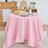 1 шт. Клетчатая скатерть прямоугольная с оборками скатерть для обеденного стола для вечеринки для дома гостиной рождественская декоративная