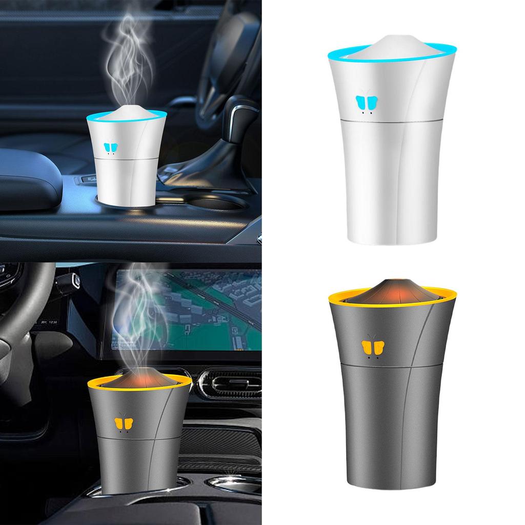 Car Humidifier Diffuser Quiet Colorful Light Portable Quick Humidification Car Diffuser for Sleeping Apartment Dorm Home Office