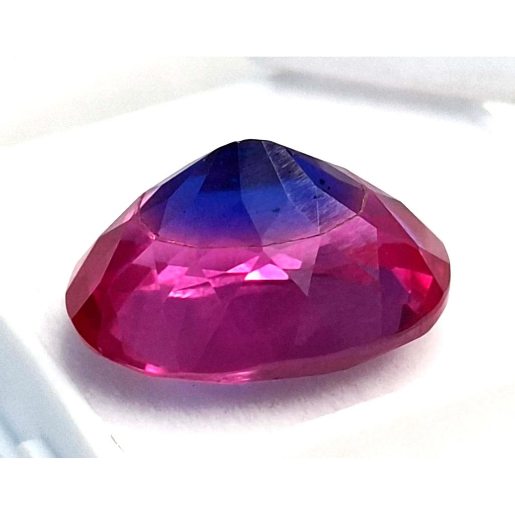 Oval Cut Natural Bi-Color Pitambari Sapphire 16-18 Ct Stunning Loose Gemstone