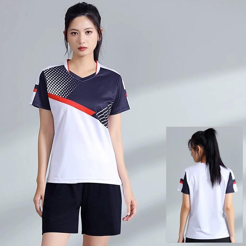 Men Women Quick Dry Sport Set Badminton Tennis Volleyball Training Competition Team Uniform