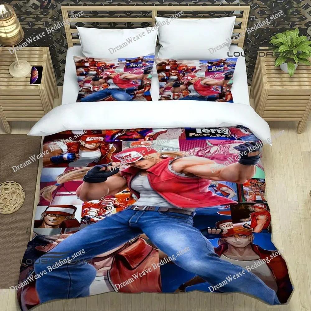 3D Game KING OF FIGHT Bedding Sets Exquisite Bed Supplies Set Duvet Cover Bed Comforter Set  Bedding Set Luxury Birthday Gift