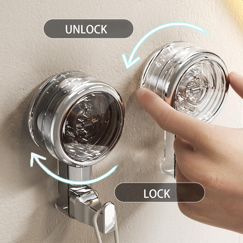 Removable Vacuum Suction Cup Hooks Bathroom Robe Towel Holder Hook Kitchen Home Daily Accessories