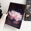 Кошелек-книжка с хрустальным цветком и рисунком из искусственной кожи, чехол для планшета для Samsung Tab A 10.1/A 8.0/Tab S6 Lite/Tab S7/S8/S9/Tab A7/Tab A8/Tab A9..