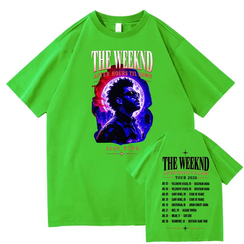 The Weeknd After Hours Til Dawn Merch T Shirt Unisex Unisex Casual Short Sleeve Tee Shirt Unisex Fashion Aesthetic Trend Y2K Tshirt