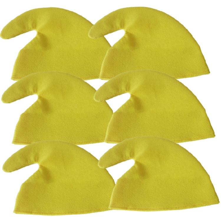 Набор из 6 фестивальных шляп на Рождество, ручная работа, реквизит для вечеринок и косплея, удобные головные уборы, аксессуары для праздничной одежды