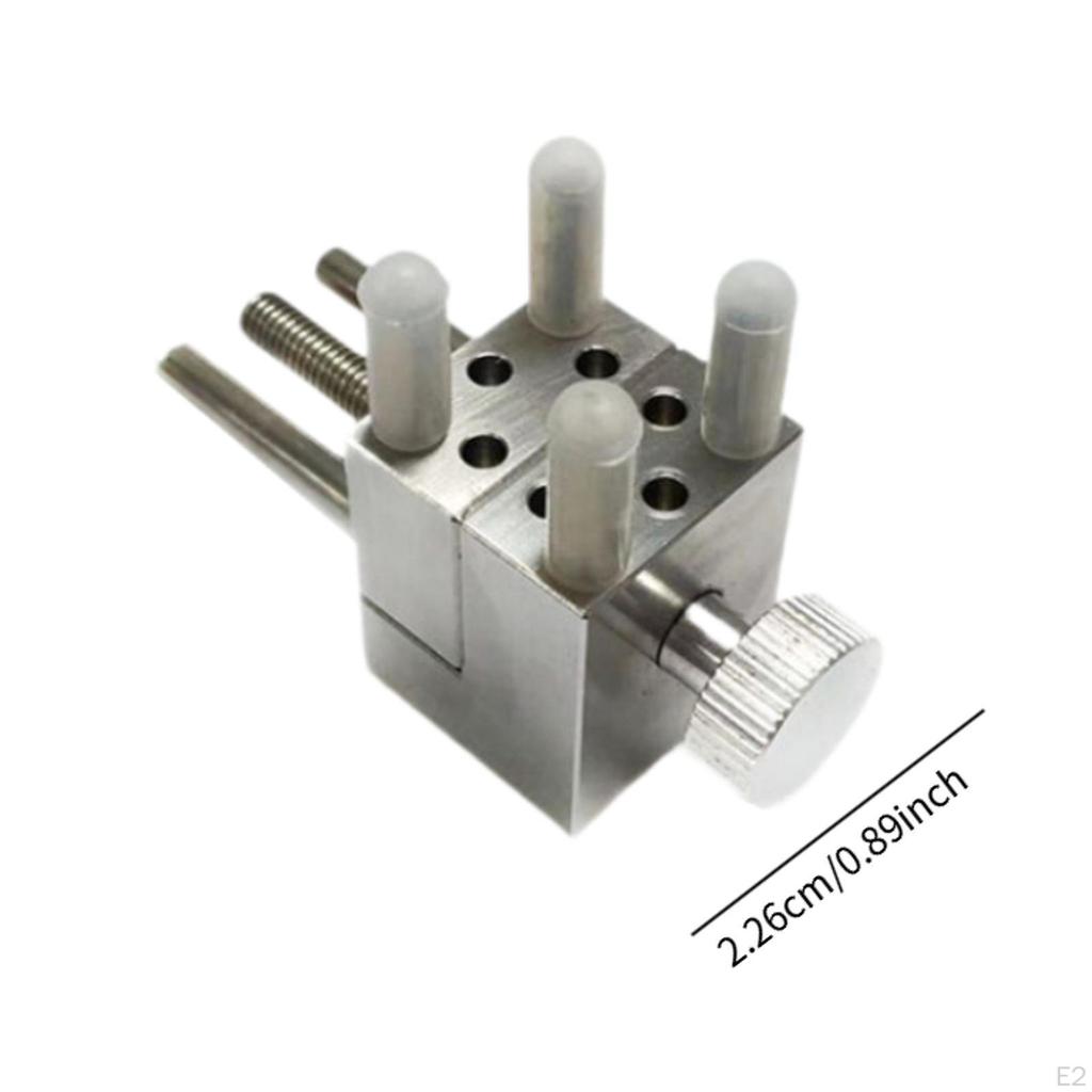 Мини-тиски для ювелирных изделий, маленькие тиски для верстака, регулируемый настольный зажим для любителей делать все своими руками, ремонт часов,