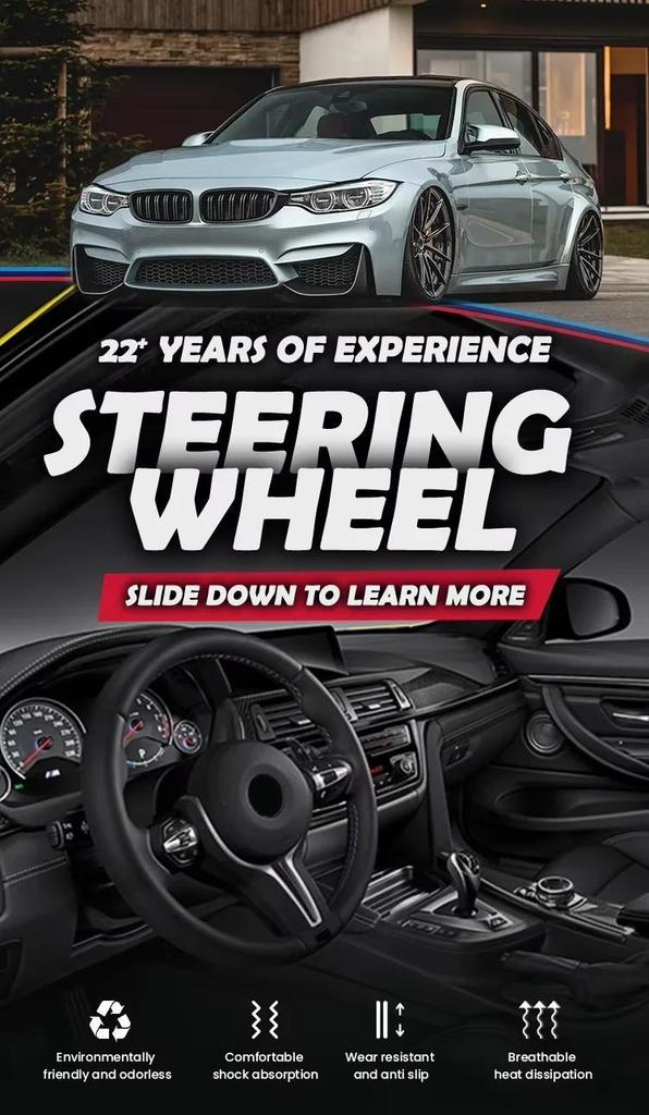 Upgraded high-quality carbon fiber steering wheel BMW F10 F07 F12 F13 F01 F20 M3 M5 F45 F30 E87 E90 E70 E84, EU warehouse, fast delivery