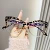 New Cat Eye Glasses Frame Women Fashion Gradient Color Eyeglass Frame Anti Blue Light Glasses Computer Lentes Mujer
