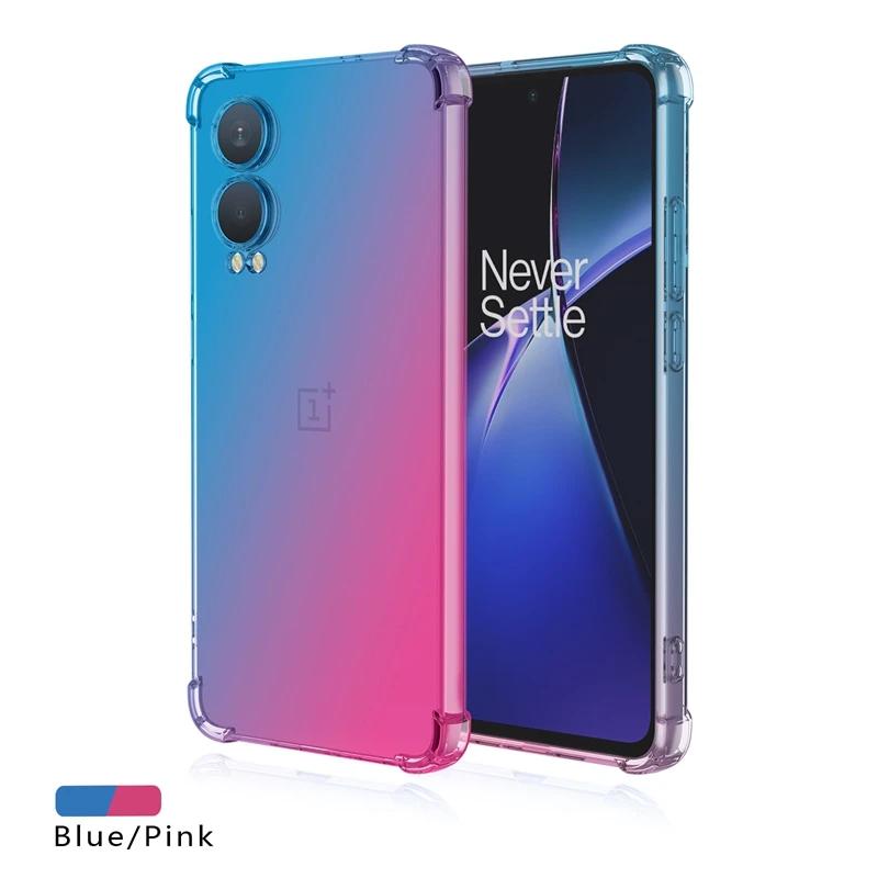Градиентный противоударный ТПУ с подушкой безопасности для OnePlus Nord CE 4 Lite 5G CE 3 2 Lite N30 SE N200 N20 2T Защитный чехол Fundas Coque Capa