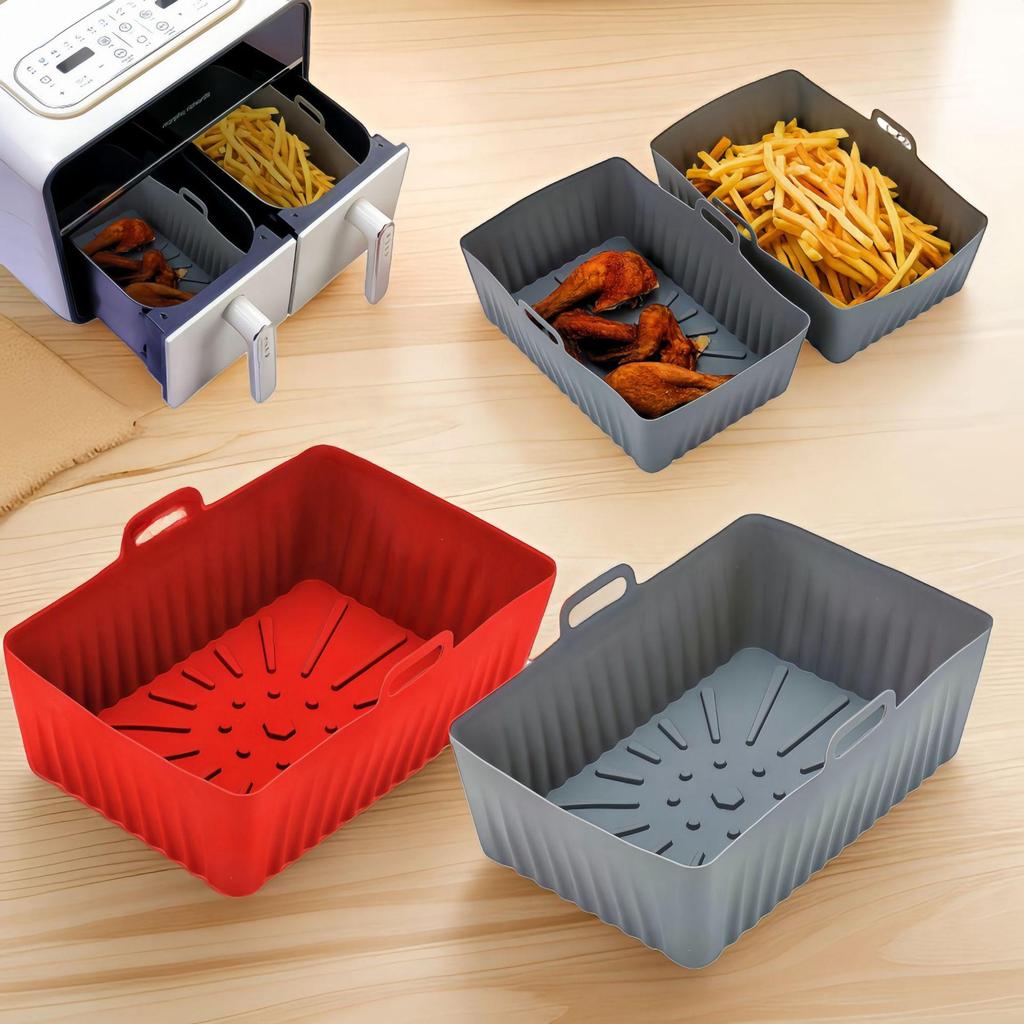 Прямоугольная форма для выпечки с антипригарным покрытием для аэрофритюрницы