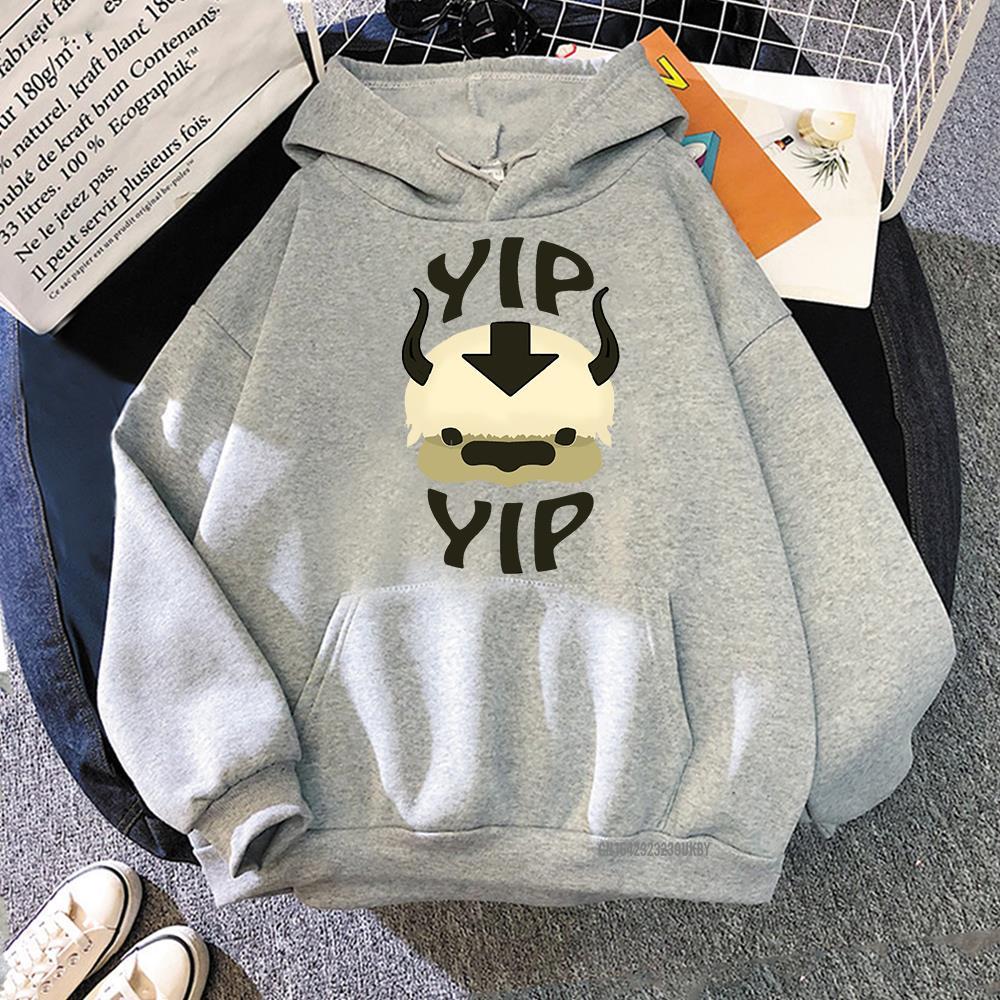 YIP APPA толстовки унисекс с капюшоном рубашка Аватар последний маг воздуха женские оптовая продажа толстовки с капюшоном свободный пуловер уличная одежда