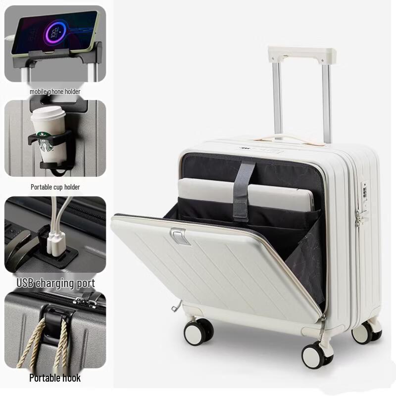 JOURHEY SHI Business PC Hardshell Carry-on Spinner Luggage