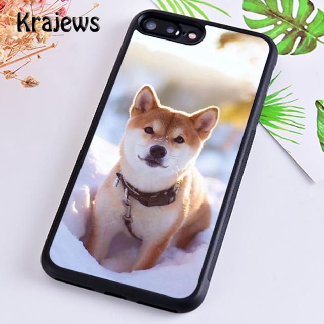 Мягкий чехол для телефона Krajews Corgi Shiba Inu Dog для iPhone 14 5 6s 7 8 plus X XR XS 11 12 13 pro max Samsung S21 S22ultra Plus
