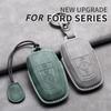 Кожаный чехол-брелок для автомобильного ключа для Ford Edge Fusion Mustang Explorer F150 F250 F350 Ecosport Edge S-Max Ranger Для Lincoln Mondeo