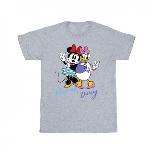 Disney Girls Minnie Mouse And Daisy Cotton T-Shirt