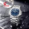 CHAXIGO Простые мужские кварцевые часы со стальным ремешком