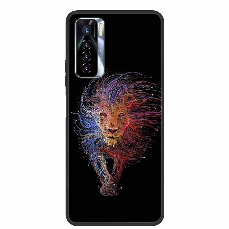Для Tecno Camon 17 Pro Чехлы 17P 17 Мягкий ТПУ Силиконовый Чехол для Телефона для Tecno Camon 17P Задняя Крышка Бампер Fundas Camon17 CG7n Capa