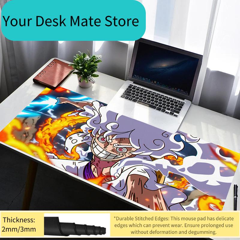 Mouse Pad One Piece Luffy PC Accessories Non Slip Rubber HD Mousepad Laptop Gamer Keyboard Pad Office Computer Gaming Mouse Mat