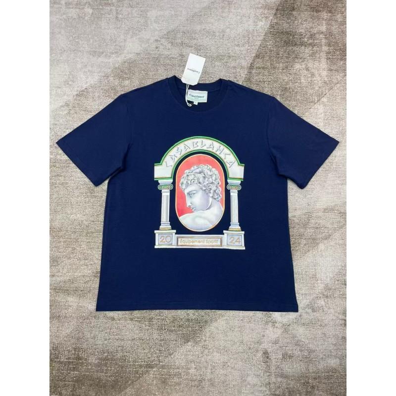 230g Cotton Short Sleeve T Shirt Men Women Casual Streetwear Loose Fit Round Neck
