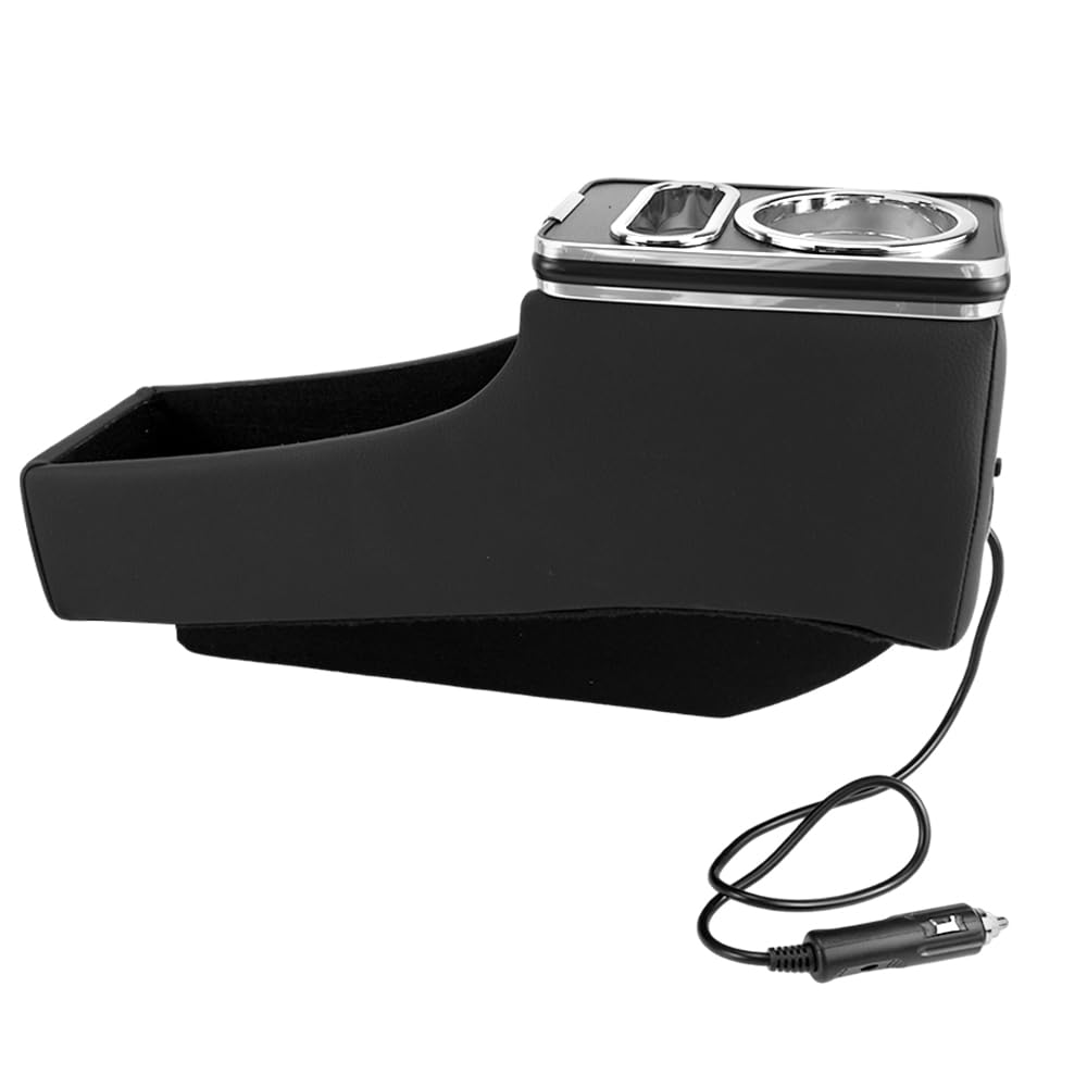 Sporacingrts Daihatsu Tanto LA600S/LA610S Консольный бокс, Совместимый с USB, Светодиодная подсветка в комплекте, Подлокотник, Автомобильный органайзер, Тюнинг, Аксессуары