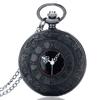Flip With Necklace Vintage Pocket Fob Watches Steampunk Pocket Watch