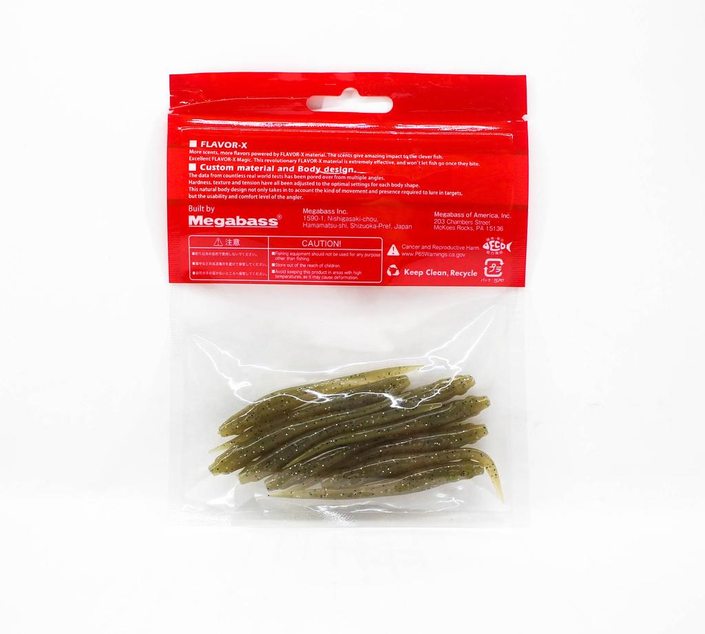 Megabass Мягкая приманка Hazedong 3 дюйма Light Watermelon (0466)