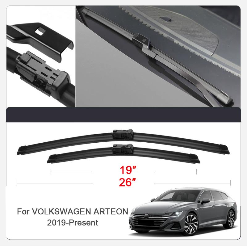 2шт автомобильные лезвия резиновые дворники для лобового стекла Volkswagen Altas Teramont Golf ID.3 ID.4 ID.5 ID.6 ID.7 JETTA TAOS T-CROSSTOUAREG