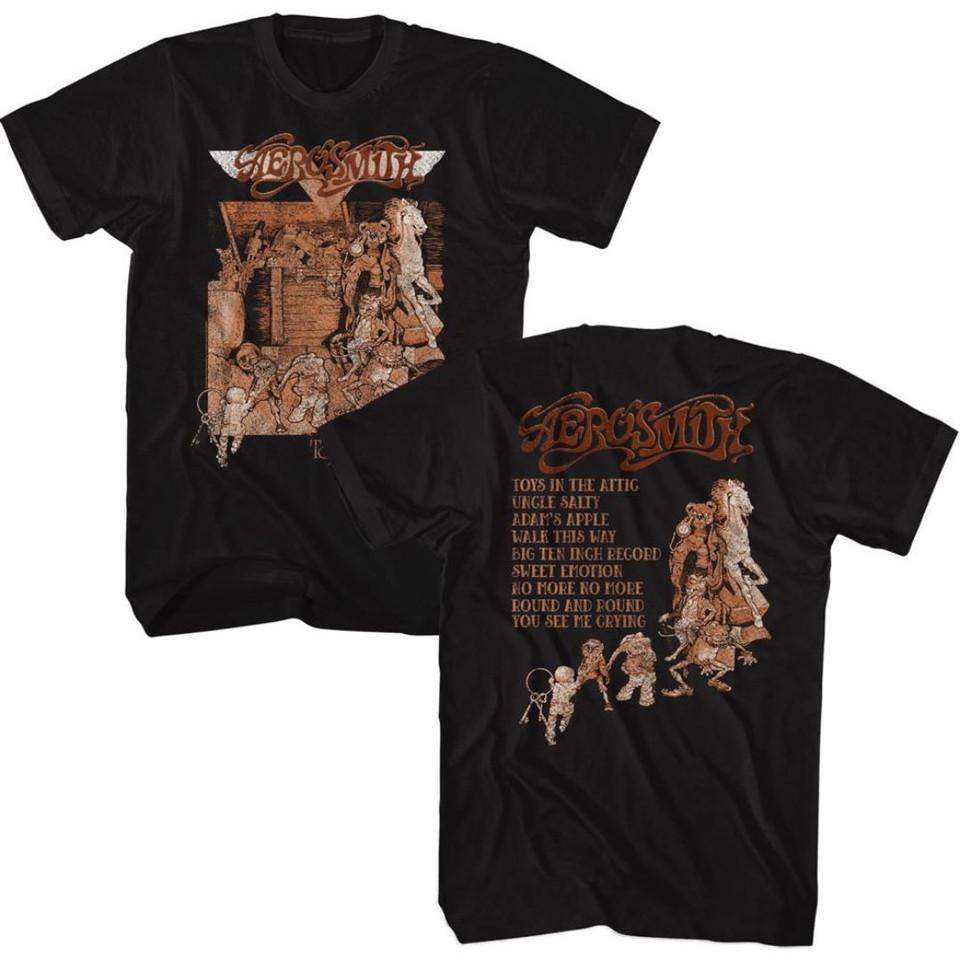 Aerosmith Toys in the Attic Album Cover Artwork Vintage T-shirt