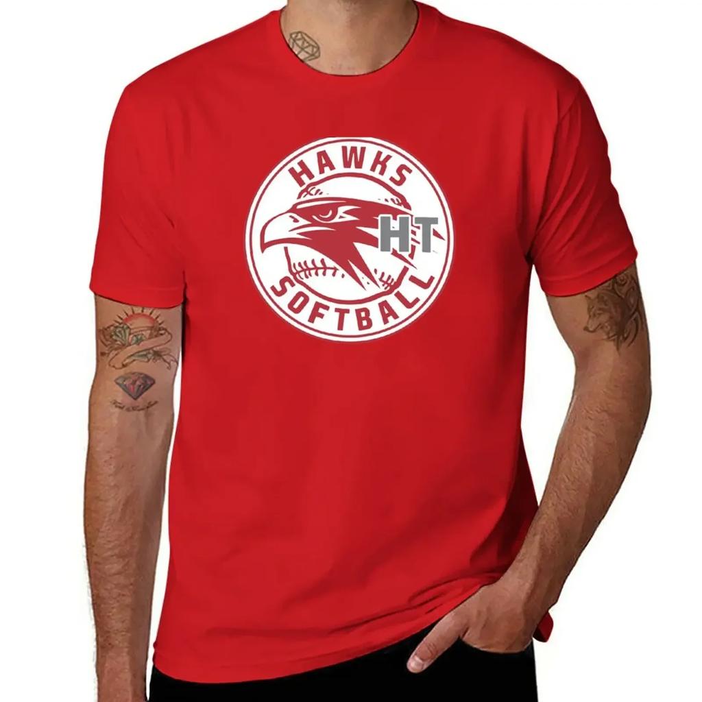 Haddon Township Hawks Softball 2022 T-Shirt plus sizes quick drying mens workout shirts