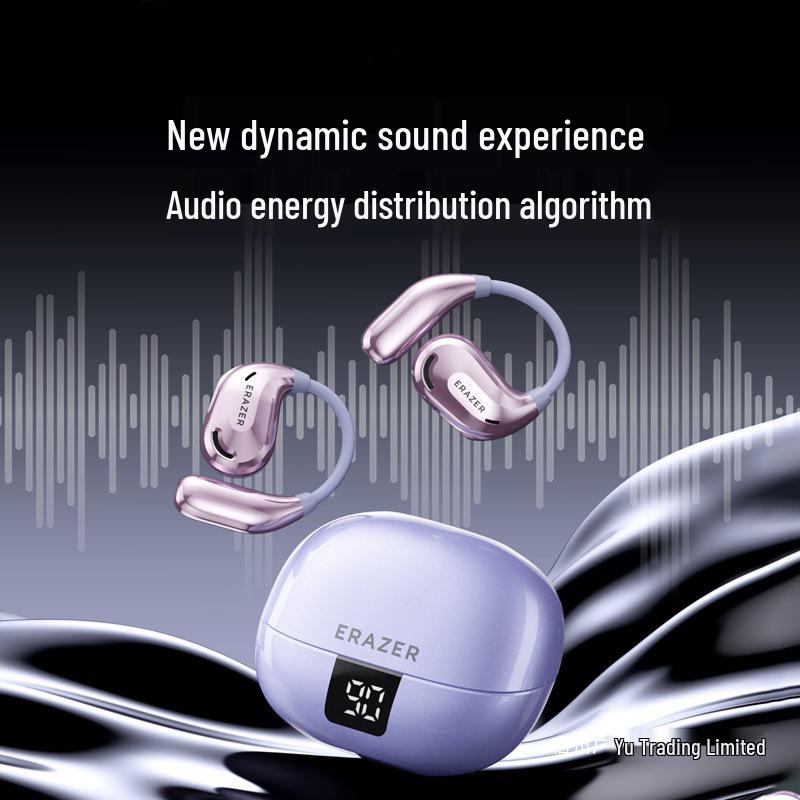 Esper 2025 Eco-Friendly Over-Ear Bluetooth Earphones - Clip-On, Secure Fit for Active Sports