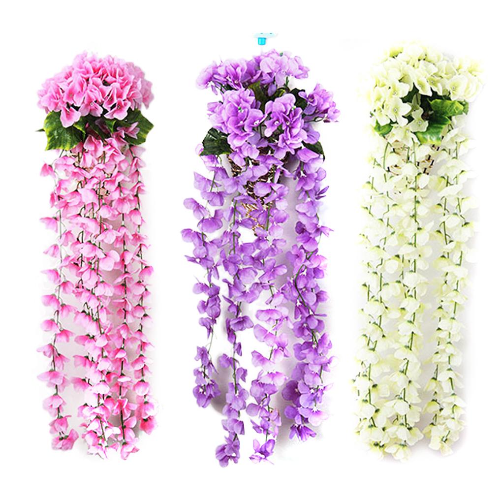 Artificial Silk Trailing Vine Flower Plant Wedding Garland Foliage Decor